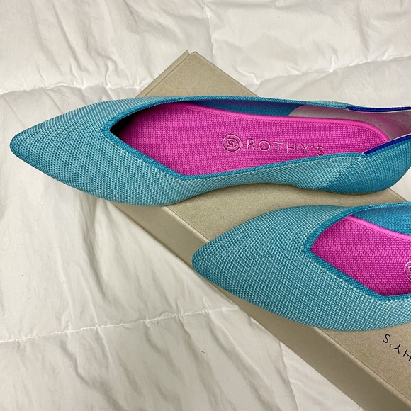 Rothy’s The Point in Island Blue - Picture 5 of 9